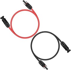 iGreely 3 Feet 10AWG Solar Extension Cable with Solar Panel Female and Male Conn