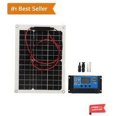 300W Solar Panel Kit DC 12V 24V 50A High Efficiency Solar Charger Waterproof…