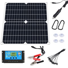 200W 12V Solar Panel Kit Battery Charger with 100A Controller for Caravan Boat