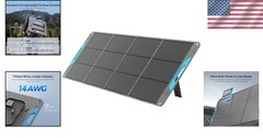 Stable Quadfold 200W Solar Panel with Adjustable Kickstands