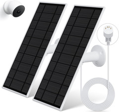 Solar Panel for Google Nest Camera, 2Pack Upgraded Solar Power Charger for Googl