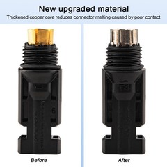 20A Solar Fuse Holder Inline with Male and Female Connector for Solar Panel a…