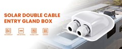 RICH SOLAR Double Cable Entry Gland Box RV Boat Roof Off-Grid Waterproof
