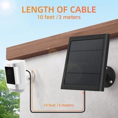 Ring Solar Panel Charger Kit for Stick Up Cam – 3 Pack