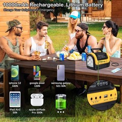 Compact Solar Generator: 5W Portable Power Station for Camping & Adventures