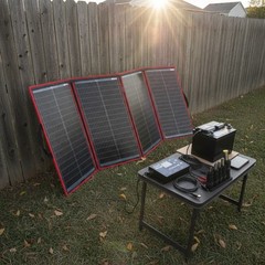200W Portable Foldable Solar Panel Kit – Compact Design for Outdoor Adventures