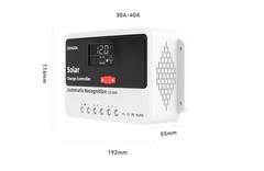30A 40A 50A 60A Solar Panel Charge Controller 12/24/48V LCD Regulator Charger