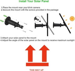 3 Pack 7W Solar Panel Compatible with Blink Outdoor 4 4th Gen/ 3rd Gen XT3 an…