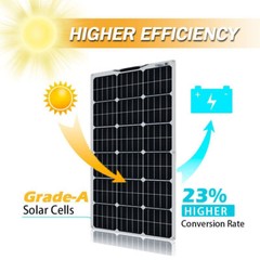 300 Watt Monocrystalline Solar Panel Kit Half-Cut 108 Cells 22% Efficiency Panel