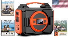 300W Portable Power Station with 7 Outputs