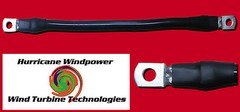 Battery Interconnect Cable Black 14 Inch 2/0 AWG for Solar Panel Wind Generator