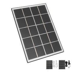 Camera Solar Charging Panel 3W Camera Solar Panel Charger For Emergency Light