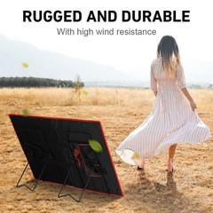 2 Pack Solar Panel Stand Folding Solar Panel Stand for RV Tent Balcony Camping