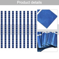 100pcs 0.5V`Mini Solar Cell For Solar Panels 52mmx 26mm Polycrystalline Silicon