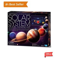 3D Glow-in-the-Dark Solar System Mobile Making Kit – DIY Science Astronomy Le…