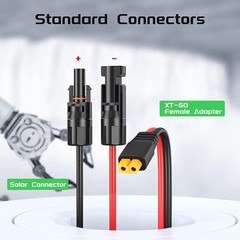 XT60 Charge Adapter Extension Cable for Solar Panel Battery Power Station