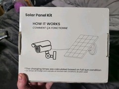 Solar Panel 6V Type-C Solar Panel Waterproof Cable for Security Camera