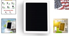 Waterproof Solar Panel Charger for Ring Camera, 6W Power Efficiency & Easy Mount