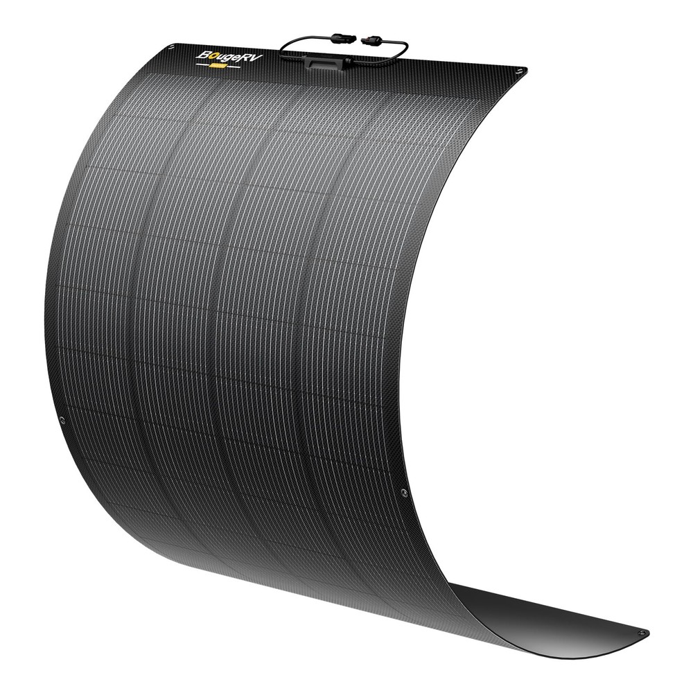 1 PC BougeRV Arch Pro 200W Flexible Solar Panel Anti-Shading N-Type Fiberglass