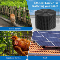 6 Inch X 100Ft Solar Panel Bird Guard, Wire Mesh Critter Guard for Solar Panels