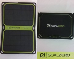 Goal Zero Nomad 7 Portable Solar Panel Missing Batteries Tested Working #J4155