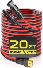 Seamless 20FT XT60 Solar Cable – Waterproof Connector, Perfect for Generators
