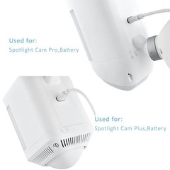 Solar Panel Charger Compatible with Ring Stick Up Cam/Pro,Ring Spotlight 2 Pack