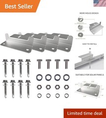 Robust Solar Z-Bracket Mounting System – Ideal for Roofs and Irregular Surfaces