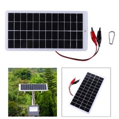 10W 12V USB Outdoor DIY Solar Cells Charger Polysilicon Panels for Outdoor Lamp
