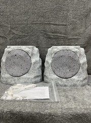 Solar LED Stone with BT Speaker – 2 pack – Marble
