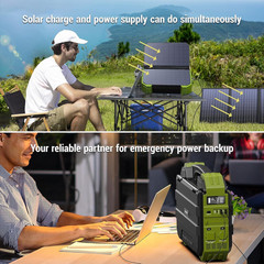 1000W Solar Generator with Built‑In Panel, 614Wh LiFePO4 Power Station