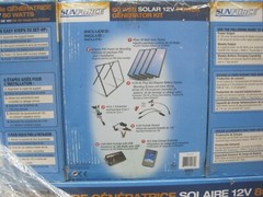 Sunforce Coleman 50180 80 watt 12 volt 80w 12v Solar Charging generator Kit