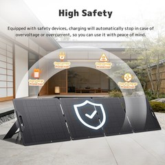 400W 48V Solar Panel Off-Grid High Efficiency Foldable for Power Station/Boat