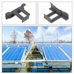 10Pcs Black ABS Solar Panel Water Drainage Clips Reusable and Easy Install