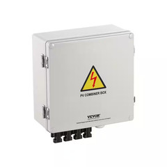 4 String 15 Amp Solar PV Combiner Box Steel Case Wih IP65 Weather Protection for