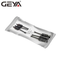 GEYA 1 Pair Y Branch PV Solar panel Cable Connector 1000V 2/3/4 IP67 Male&Female