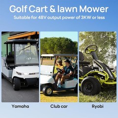 48V 50Ah 100Ah LiFePO4 Lithium Battery Deep Cycle Built-in BMS For Golf Cart NEW