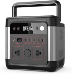 Portable Power Station 974.4Wh Solar Generator, 1200W (Peak 2400W) LiFePO4 Batte