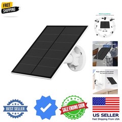 5W Solar Panel for Security Camera, USB Solar Panel for DC 5V Outdoor Recharg…