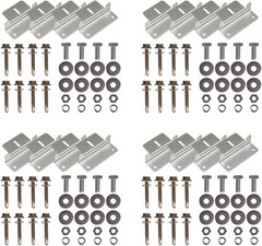 Corrosion-Free Aluminum Z Brackets – 4 Sets for RVs and Off-Grid Installations