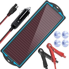 12V Solar Battery Charger Trickle Maintainer Kit for Car | Prevents Overcharging