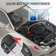 12V 5W Solar Battery Maintainer Car RV Boat Trickle Charger