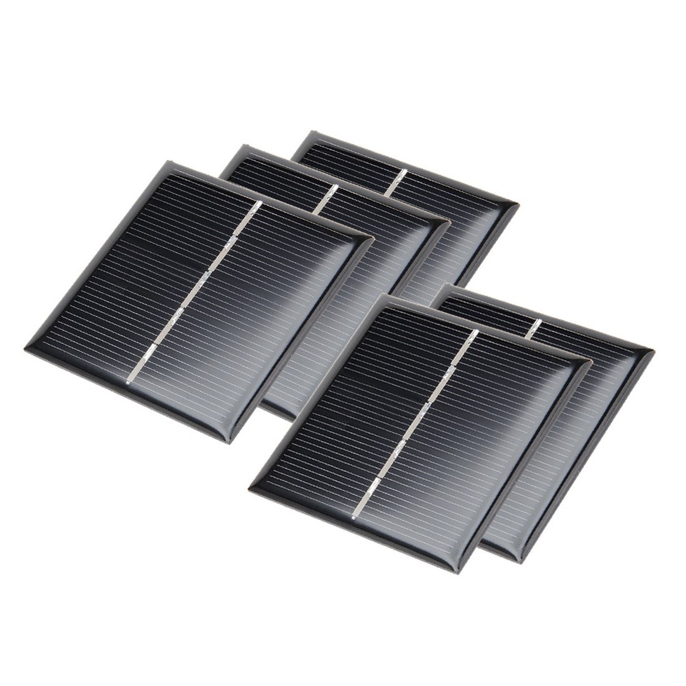 5pcs 2.5V 120mA Poles Mini Solar Panel Module for Phone Charger