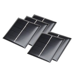 5pcs 2.5V 120mA Poles Mini Solar Panel Module for Phone Charger