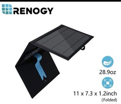 Renogy E.FLEX 21W Foldable Waterproof Solar Panel – Black – NEW