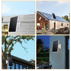 Solar Panel for Security IP6 Waterproof 360 Degrees Adjustable E7U9