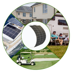 300W Flexible Solar Panel Mono 12V Portable Power Camping Home RV Battery Charge