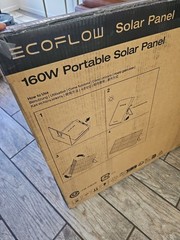 EcoFlow 160W Portable Solar Panel Foldable (New in Box/Unused).