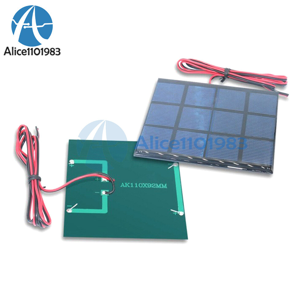 2V 150MA 3V 400MA Monocrystalline Solar Panel Module For DIY Motor Toy Lawn Lamp