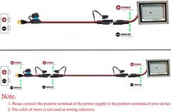 10AWG SAE to XT60 Connector Extension Cable,With 15A Protection Fuse for Safety,